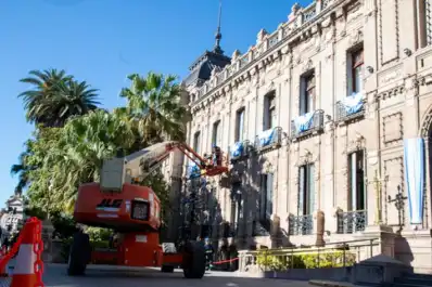 Refacciones en la fachada de la Casa de Gobierno, ¿y cambios después del Mundial?