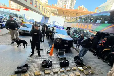 En la terminal de Córdoba: secuestraron más de 23 kilos de cocaína ocultos en un ómnibus de larga distancia