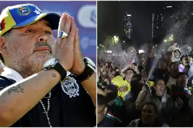 Video: el repudiable canto de hinchas mexicanos contra Diego Maradona que desató una ola de críticas