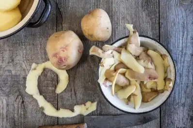 Cuatro razones para usar cáscaras de papa y bicarbonato en tu jardín