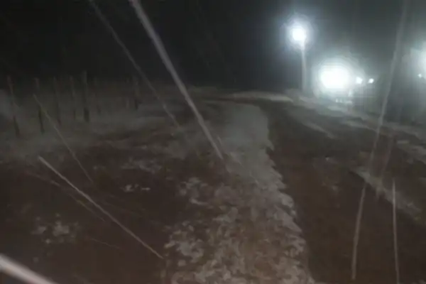 Ola polar en Tafí del Valle: El Pinar, Las Carreras y La Quebradita amanecieron nevadas