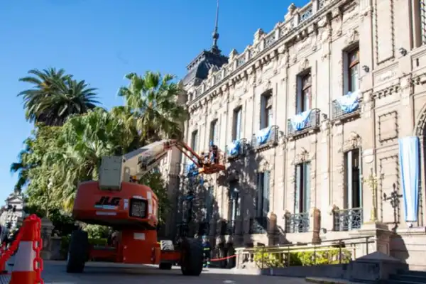 Refacciones en la fachada de la Casa de Gobierno, ¿y cambios después del Mundial?