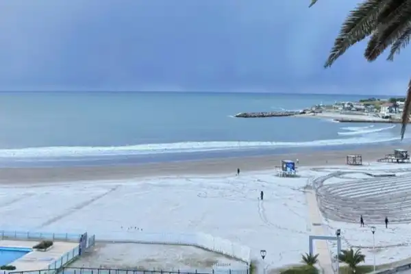 Nevó en Mar del Plata por primera vez en 35 años