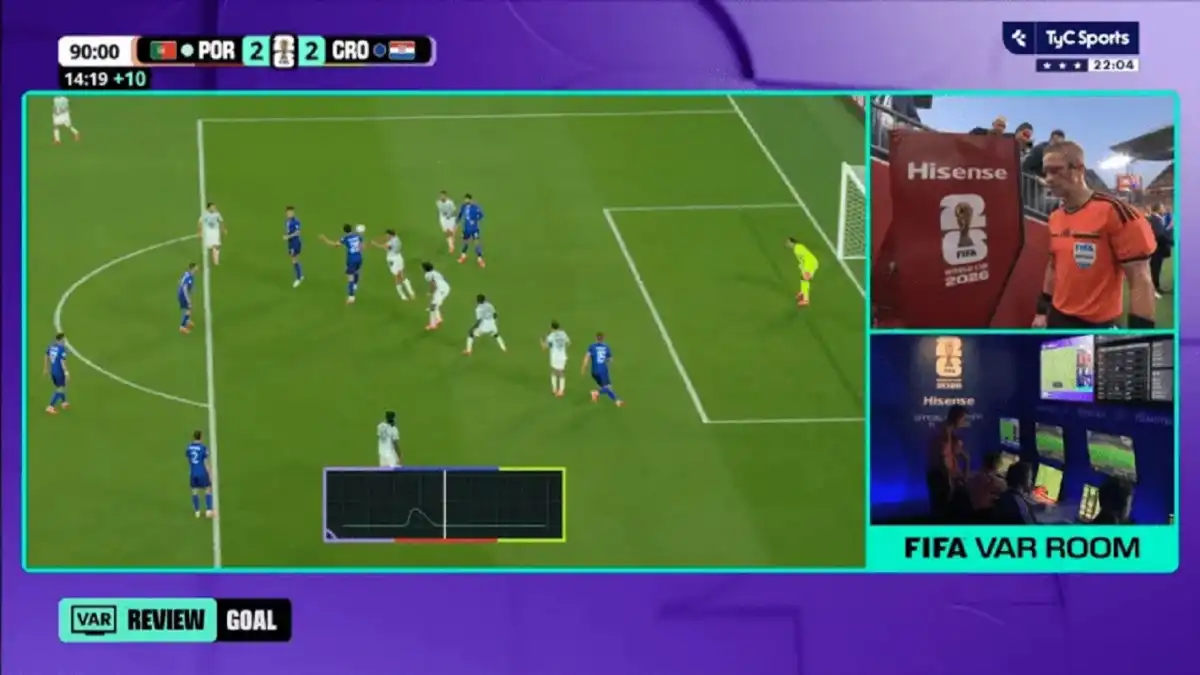 La FIFA explicó por qué anuló el agónico gol de Croacia ante Portugal y respaldó la decisión del VAR