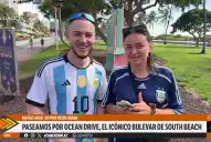 Una pareja alemana cambió de camiseta por Messi: la historia que sorprendió a LA GACETA en Miami
