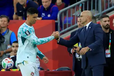 Roberto Martínez explicó por qué sacó a Cristiano Ronaldo ante Croacia: Era el momento