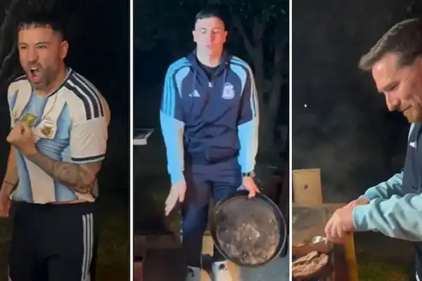 Nadie esperaba este video: los dobles de la Selección argentina sorprendieron con una parodia viral