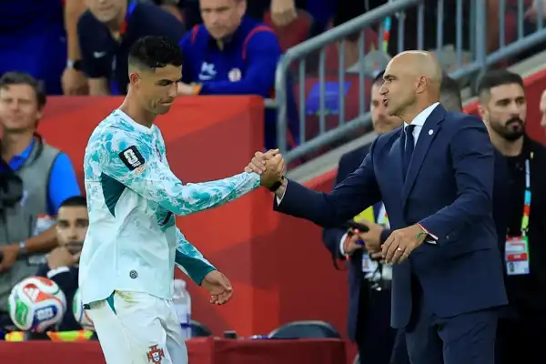Roberto Martínez explicó por qué sacó a Cristiano Ronaldo ante Croacia: Era el momento