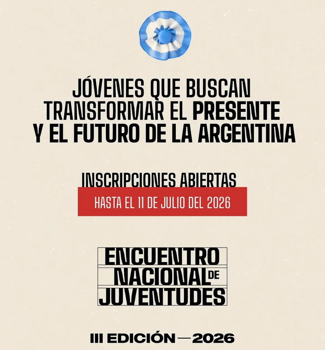 ENCUENTRO. La convocatoria al ENJU estará abierta hasta el 11 de julio y está dirigida a jóvenes de entre 18 y 30 años.