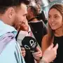 Con un contundente gesto, Messi puso fin a los rumores con Sofi Martínez