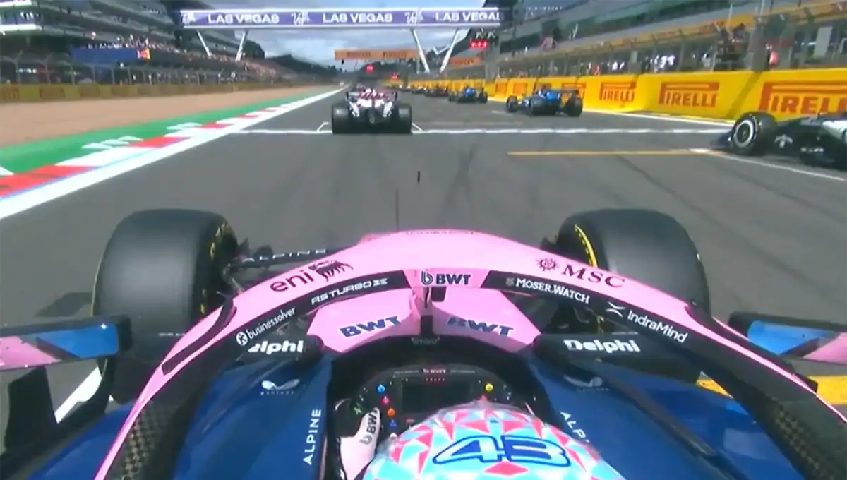 VIDEO Reviví la largada de Colapinto en Silverstone: pasó del puesto 19 al 14