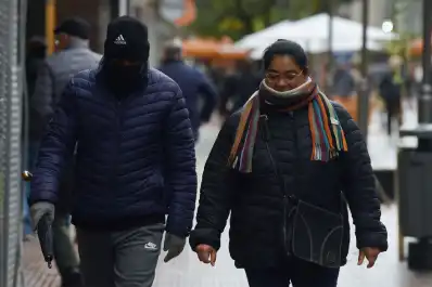 ¿La mañana más fría del año? El lunes comenzó con una sensación térmica de -1 °C