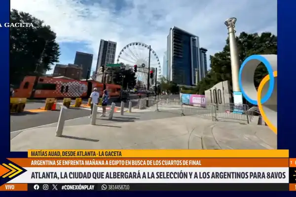 LA GACETA, en Atlanta: así vive la ciudad la cuenta regresiva para Argentina-Egipto por los octavos de final del Mundial 2026