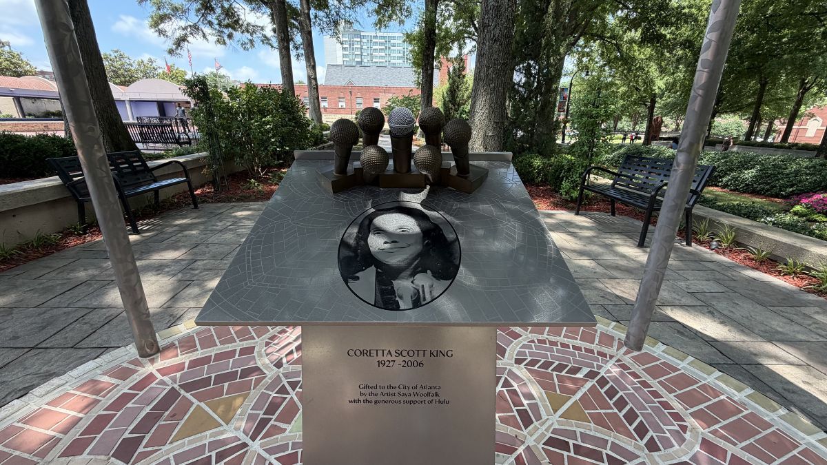 HOMENAJE. En el Centro King descansan los restos de Coretta Scott King, esposa de Marthin Luther King Jr.
