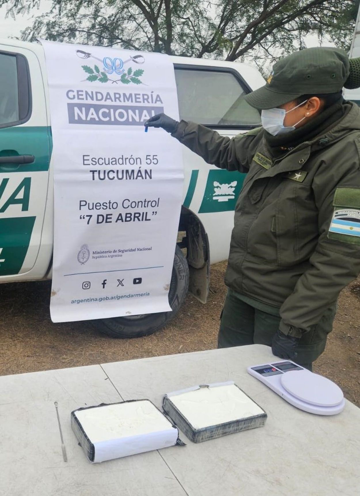 En cinco días secuestraron 61 kilos de cocaína en Tucumán