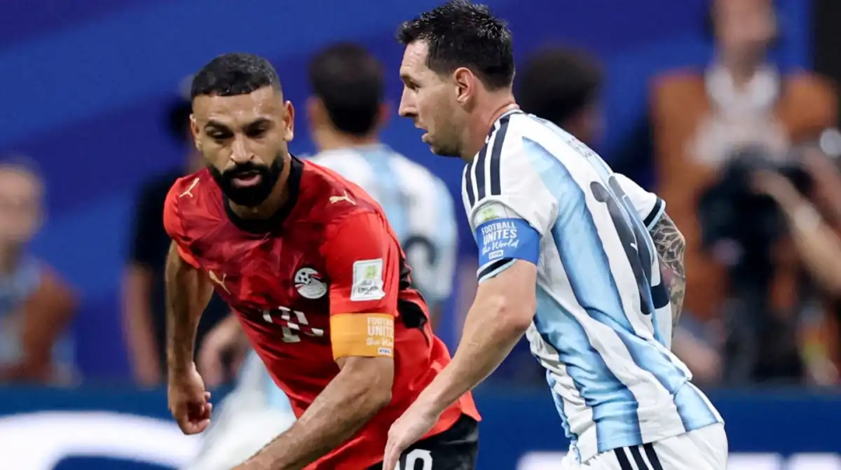 Video: la reacción de Mohamed Salah cuando Lionel Messi falló el penal ante Egipto