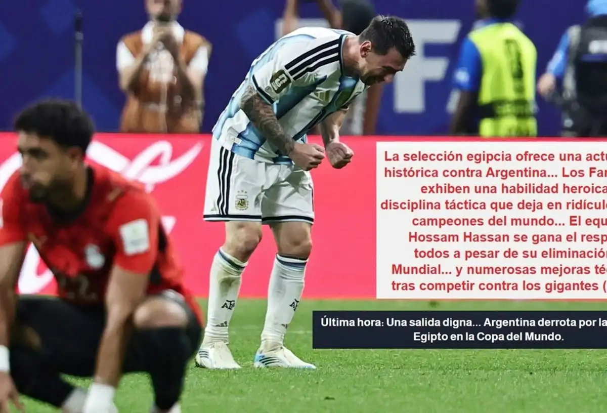Hazaña histórica: así reaccionó la prensa de Egipto tras la eliminación ante la selección argentina
