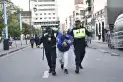 Plaza Independencia: cinco aprehendidos y dos policías heridos tras los festejos por el triunfo de la selección argentina