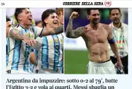 Lágrimas, Dios y Faraónico: los diarios del mundo hablan de Messi y del agónico pase argentino a cuartos de final