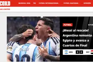 Lágrimas, Dios y Faraónico: los diarios del mundo hablan de Messi y del agónico pase argentino a cuartos de final