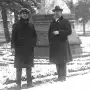 Recuerdos fotográficos: la estatua Parábola, bajo la nevada de 1920 en la plaza Independencia