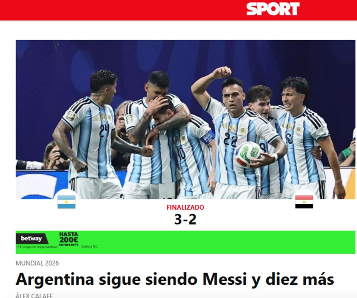 Lágrimas, Dios y Faraónico: los diarios del mundo hablan de Messi y del agónico pase argentino a cuartos de final