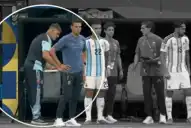 Por qué Ayala tenía el cartel de los cambios en el momento del gol de Argentina ante Egipto