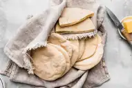 Pan pita o pan árabe: receta fácil y liviana para preparar sánguches deliciosos