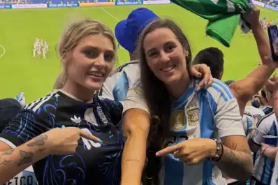 Se tatuó el nombre de Martita Fort a cambio de una entrada para el Mundial