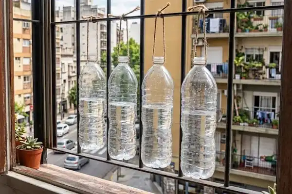 El truco de la botella de agua en la ventana: para qué sirve y cómo usarlo