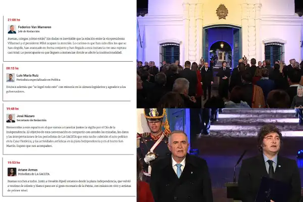 Vigilia del 9 de Julio: así fue el chat de periodistas de LA GACETA