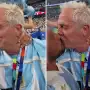 Quién es el ex Gran Hermano que besó a Marley en pleno festejo del triunfo de Argentina