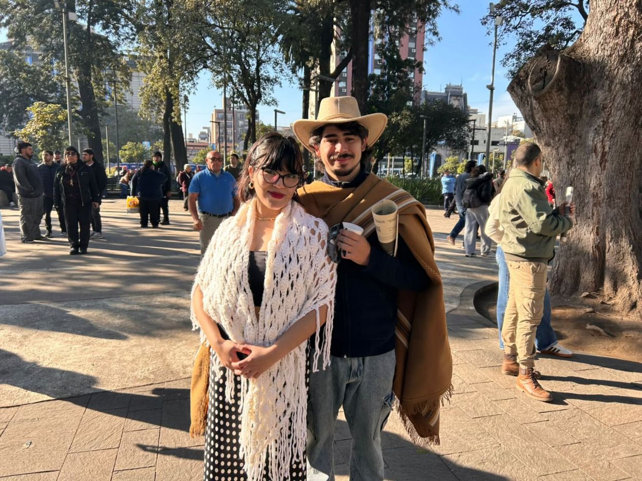 Ramiro Godoy y Elena Mamaní