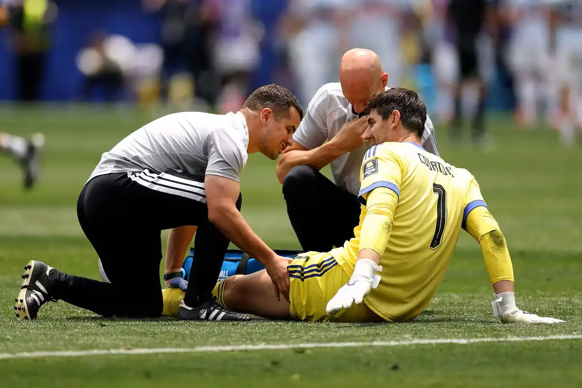 Courtois, entre lágrimas: una lesión que cambió el destino de Bélgica en el Mundial