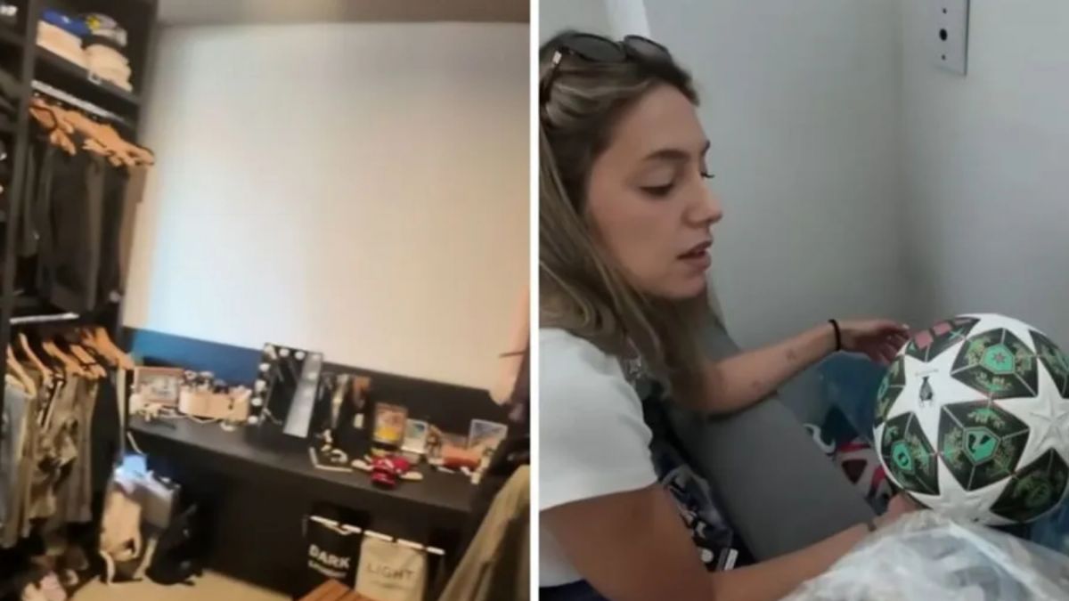 Así es el departamento de Sofi Martínez: diseño minimalista y una increíble colección futbolera