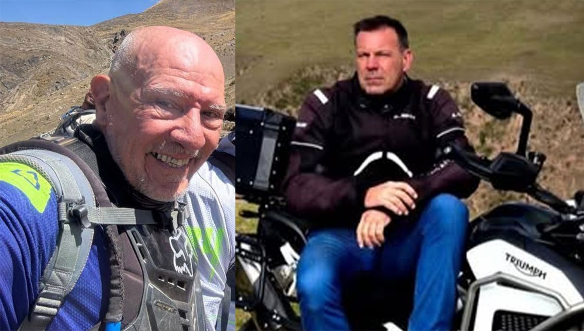 COMPAÑEROS. Becker y Blasco habían salido desde Tucumán para completar una recorrida por la Quebrada de Humahuaca.