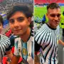 Viajó al Mundial sin entrada, terminó en un palco VIP y se sacó fotos con casi toda la Selección argentina
