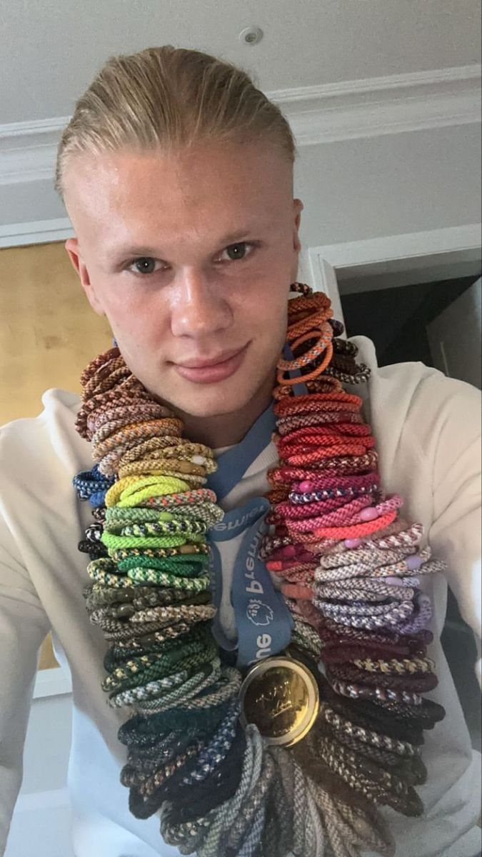 De los botines a Hermès: Erling Haaland, el inesperado ícono de moda del Mundial