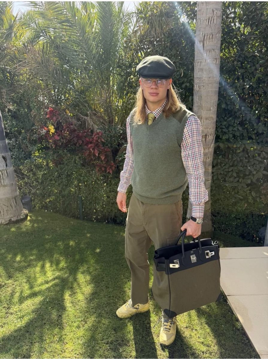 De los botines a Hermès: Erling Haaland, el inesperado ícono de moda del Mundial