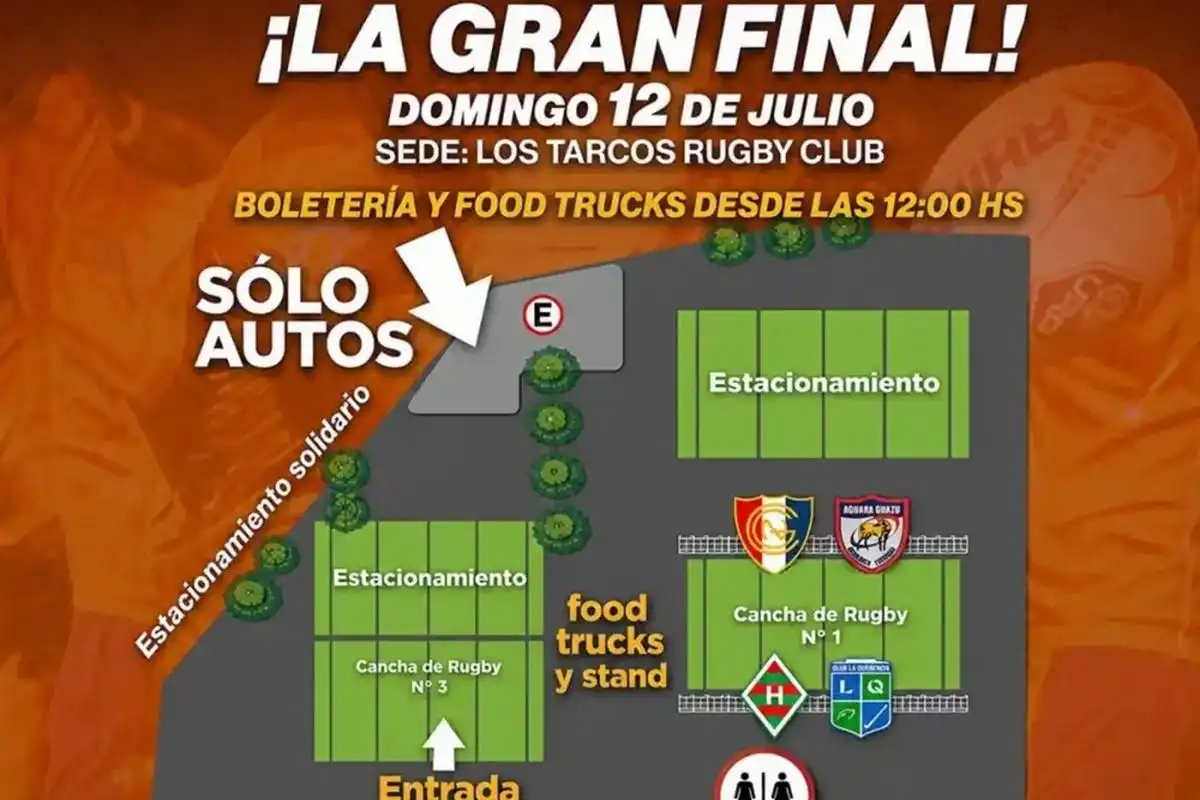 Los accesos en Los Tarcos