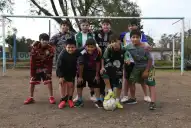El Mundial de un grupo de amigos que se disputa en una cancha del barrio Argentino
