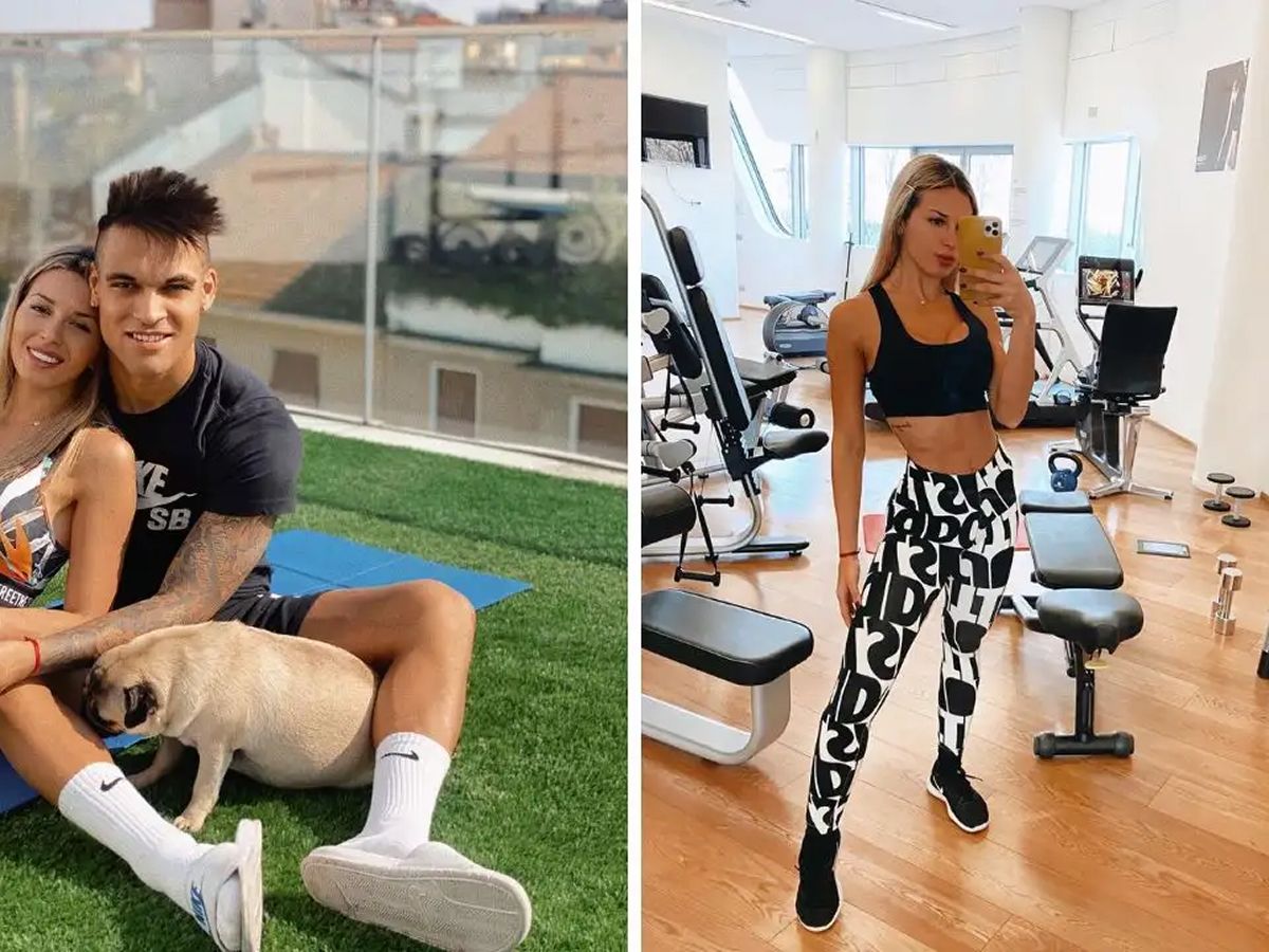 La casa de Lautaro Martínez y Agustina Gandolfo en Milán tiene gimnasio privado