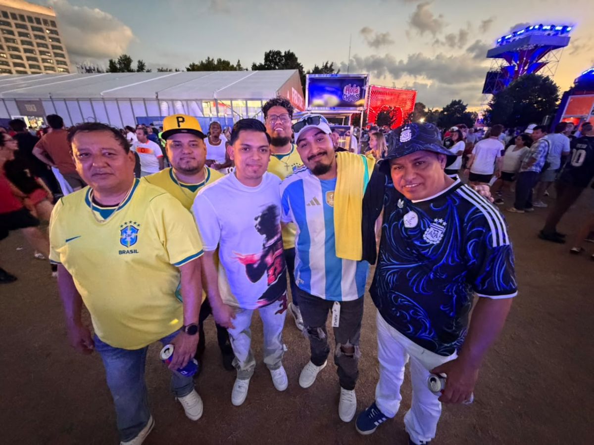 “Celebro los goles contra la injusticia”: Argentina jugó de visitante en el Fan Fest de Kansas City