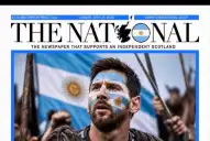 “Sálvanos, Lionel”: la imagen viral de Messi como un héroe escocés antes de enfrentar a Inglaterra