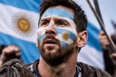 “Sálvanos, Lionel”: la imagen viral de Messi como un héroe escocés antes de enfrentar a Inglaterra