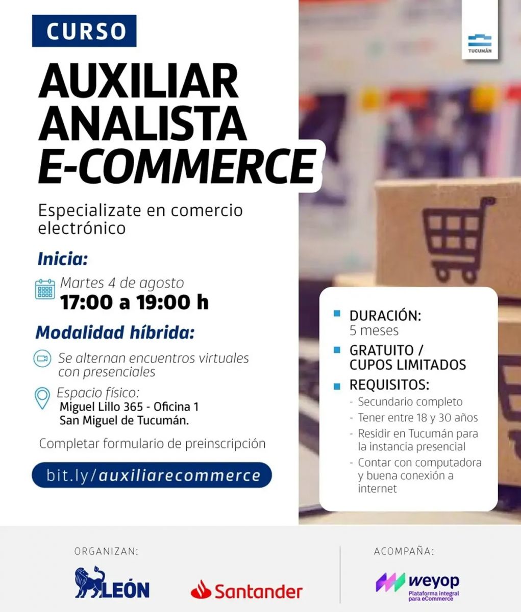 COMERCIO DIGITAL. La propuesta busca brindar herramientas para vender productos y servicios por internet.