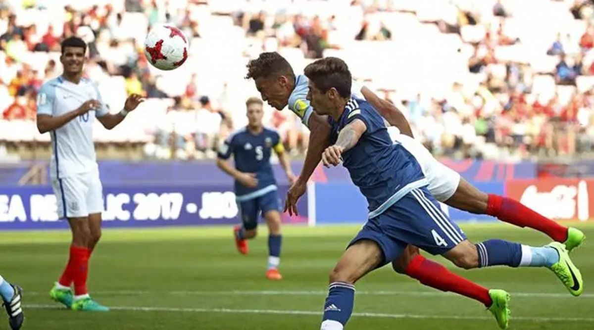 QUIERE REVANCHA. Gonzalo Montiel también sufrió la goleada inglesa aquel día.