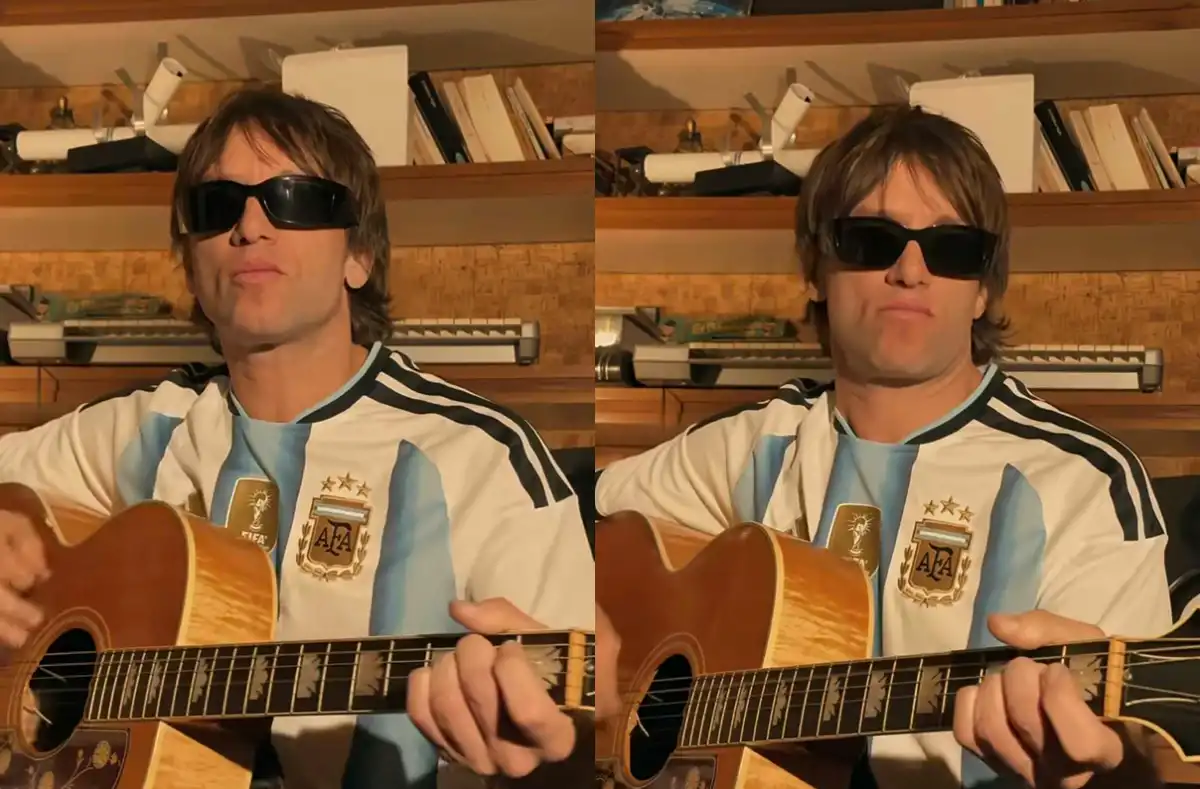 “Tengan miedo”: Joaquín Levinton hizo su versión de cancha de “Wonderwall” para responderle a Liam Gallagher