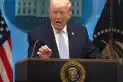 Trump afirma que restablece el bloqueo naval a Irán