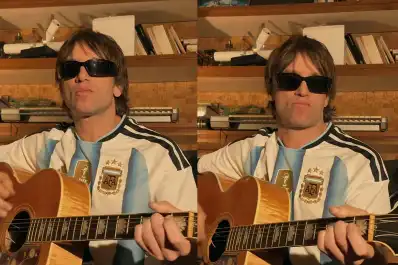 “Tengan miedo”: Joaquín Levinton hizo su versión de cancha de “Wonderwall” para responderle a Liam Gallagher